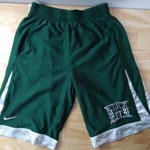 Vintage Nike University of Hawaii Rainbow Warriors Athletic Basketball Shorts